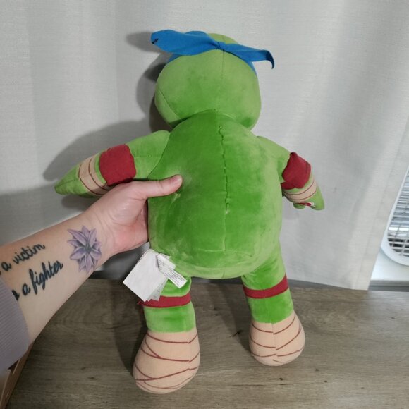 Build-A-Bear TMNT Stuffed Plush Teenage Mutant Ninja Turtles Leonardo - Picture 4 of 6